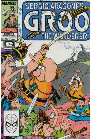 Groo the Wanderer 70 published by Epic with cover art by Sergio Aragonés