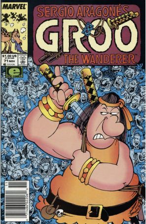 Groo the Wanderer 71 (Newsstand) published by Epic with cover art by Sergio Aragonés