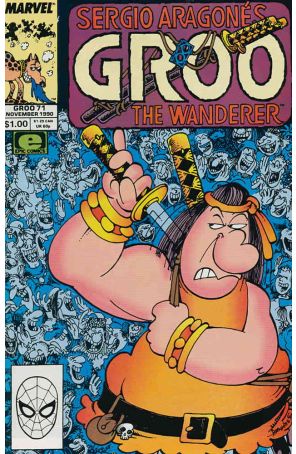 Groo the Wanderer 71 published by Epic with cover art by Sergio Aragonés