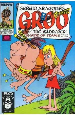 Groo the Wanderer 80 published by Epic with cover art by Sergio Aragonés
