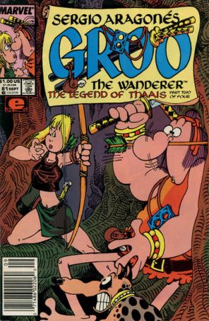 Groo the Wanderer 81 (Newsstand) published by Epic with cover art by Sergio Aragonés