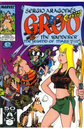 Groo the Wanderer 83 published by Epic with cover art by Sergio Aragonés