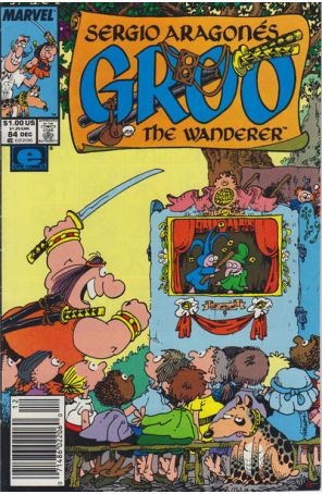 Groo the Wanderer 84 (Newsstand) published by Epic with cover art by Sergio Aragonés