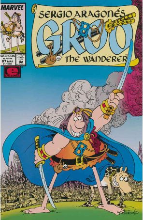 Groo the Wanderer 87 published by Epic with cover art by Sergio Aragonés
