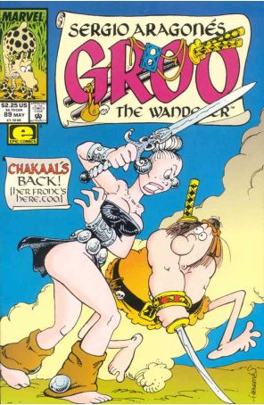 Groo the Wanderer 89 published by Epic with cover art by Sergio Aragonés