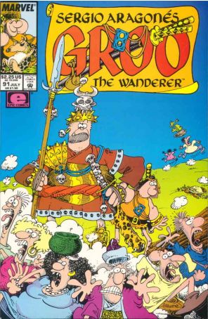Groo the Wanderer 91 published by Epic with cover art by Sergio Aragonés