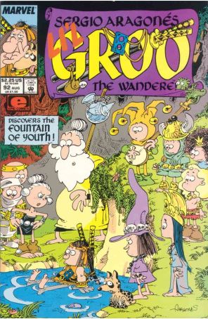 Groo the Wanderer 92 published by Epic with cover art by Sergio Aragonés