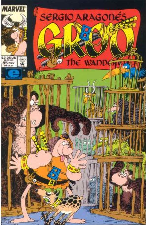 Groo the Wanderer 95 published by Epic with cover art by Sergio Aragonés