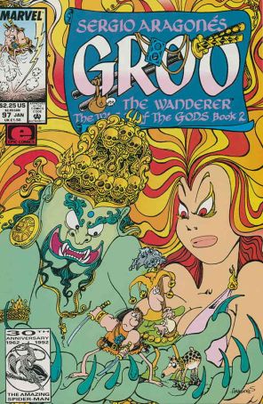Groo the Wanderer 97 published by Epic with cover art by Sergio Aragonés