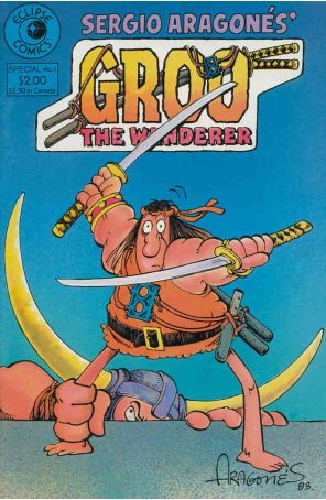 Groo the Wanderer Special 1 published by Eclipse with cover art by Sergio Aragonés