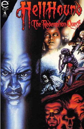 Hellhound: The Redemption Quest 4 published by Epic with cover art by Floyd Hughes