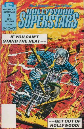 Hollywood Superstars 3 published by Epic with cover art by Dan Spiegle