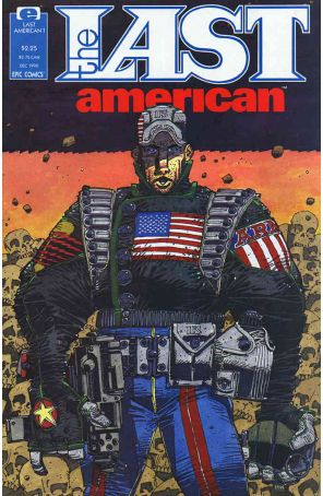 The Last American 1 published by Epic with cover art by Mike McMahon
