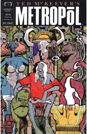 Metropol (Ted McKeever's) 7 published by Epic with cover art by Ted McKeever