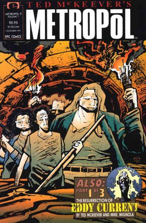 Metropol (Ted McKeever's) 9 published by Epic with cover art by Ted McKeever