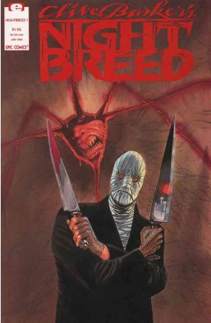 Night Breed (Clive Barker's) 1 published by Epic with cover art by Jim Baikie