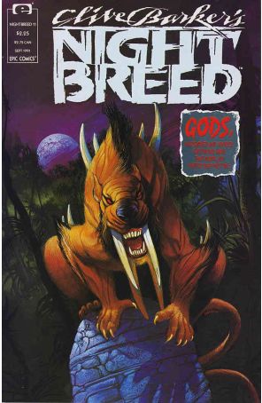 Night Breed (Clive Barker's) 11 published by Epic with cover art by Nelson