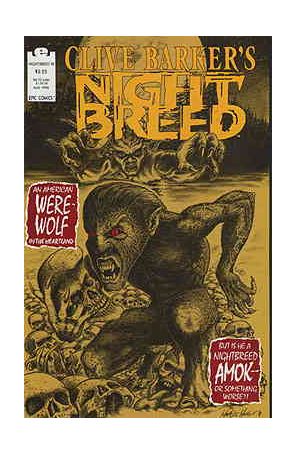 Night Breed (Clive Barker's) 18 published by Epic with cover art by Martin Mercer