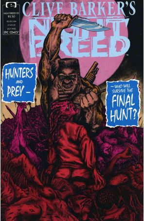 Night Breed (Clive Barker's) 20 published by Epic with cover art by Tony Harris