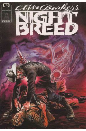 Night Breed (Clive Barker's) 3 published by Epic with cover art by Jim Baikie