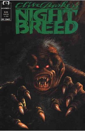 Night Breed (Clive Barker's) 4 published by Epic with cover art by Jim Baikie