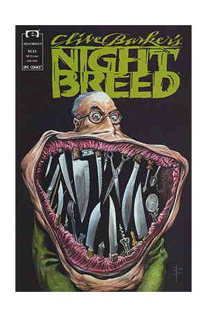Night Breed (Clive Barker's) 9 published by Epic with cover art by Bret Blevins