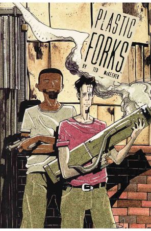 Plastic Forks 3 published by Epic with cover art by Ted McKeever
