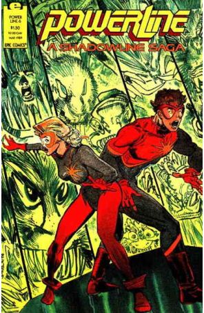 Power Line 6 published by Epic with cover art by Klaus Janson