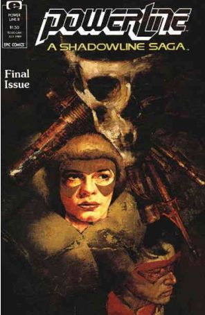Power Line 8 published by Epic with cover art by Kent Williams