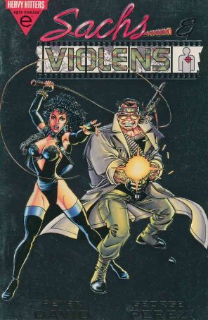 Sachs And Violens 1 Platinum Variant published by Epic with cover art by George Pérez