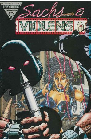 Sachs And Violens 2 (with card) published by Epic with cover art by George Pérez