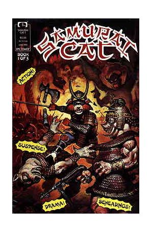 Samurai Cat 1 published by Epic with cover art by Mark Rogers