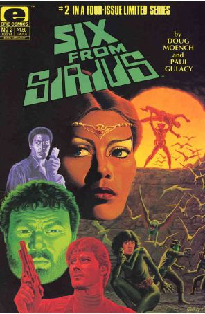 Six From Sirius 2 published by Epic with cover art by Paul Gulacy