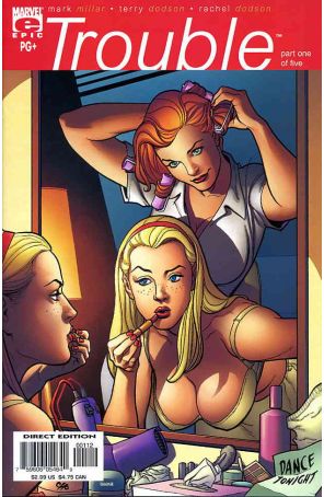 Trouble 1 (2nd) published by Epic with cover art by Frank Cho