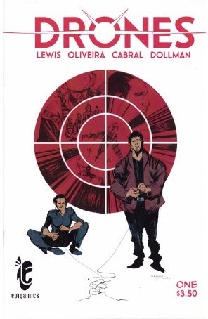 Drones (2012) 1 published by Epigamics with cover art by Bruno Oliveira