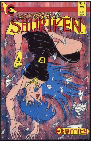 Blade of Shuriken 2 published by Eternity with cover art by Reggie Byers
