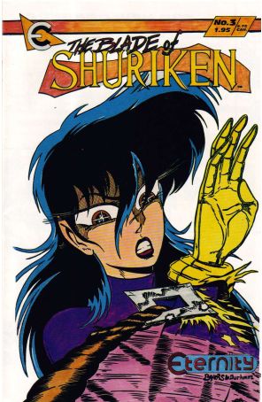 Blade of Shuriken 3 published by Eternity with cover art by Reggie Byers