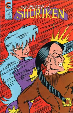 Blade of Shuriken 5 published by Eternity with cover art by Reggie Byers