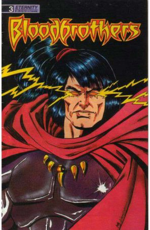 Bloodbrothers 3 published by Eternity with cover art by Jim Valentino