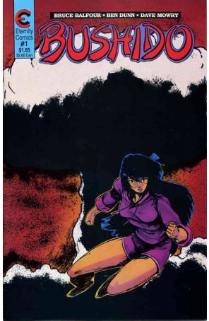 Bushido 1 published by Eternity with cover art by Ben Dunn
