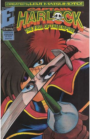 Captain Harlock: The Fall of the Empire 3 published by Eternity with cover art by Tim Eldred