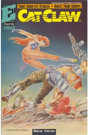 Cat Claw 6 published by Eternity with cover art by Bane Kerac