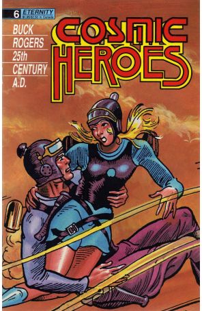 Cosmic Heroes 6 published by Eternity with cover art by Dick Calkins