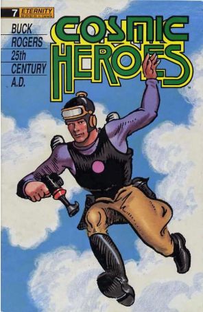 Cosmic Heroes 7 published by Eternity with cover art by Dick Calkins
