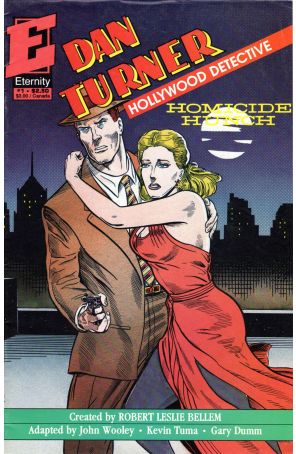 Dan Turner: Homicide Hunch 1 published by Eternity with cover art by Kevin Tuma
