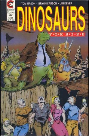 Dinosaurs For Hire (Eternity) 2 published by Eternity with cover art by Bryon Carson