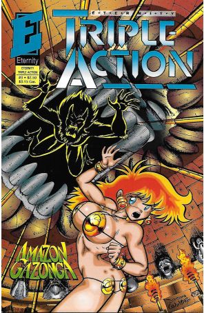 Eternity Triple Action 3 published by Eternity with cover art by William Jang and Jason Waltrip