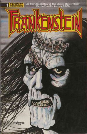 Frankenstein (Eternity) 1 published by Eternity with cover art by Jim Somerville