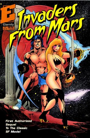 Invaders from Mars (Book II) 1 published by Eternity with cover art by Clarke Hawbaker