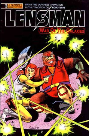 Lensman: War of the Galaxies 3 published by Eternity with cover art by Tim Eldred